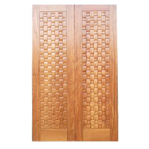 Pintu Utama - Ukir Gedheg terbuat dari kayu Jati Asli berkualitas tinggi
