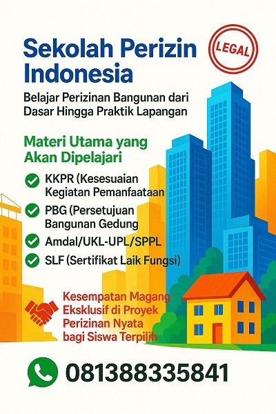 Sekolah dan Pelatihan Perizinan Terbaik Terdekat di Grandwisata Bekasi Untuk Calon Konsultan Profesional