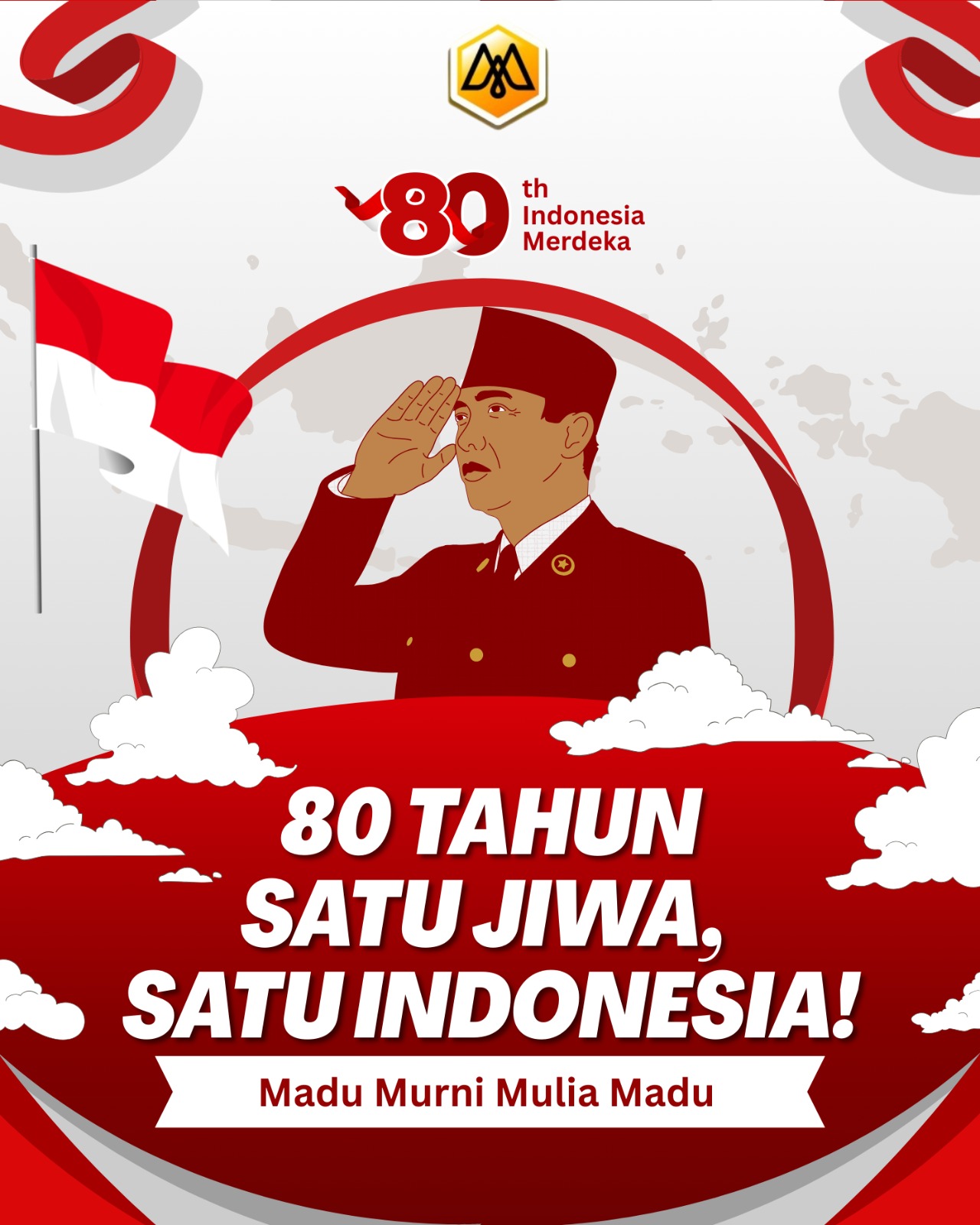 Dirgahayu Republik Indonesia, yang ke 80 - Satu Jiwa Satu Indonesia