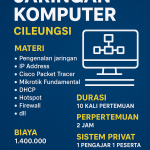 Tempat Belajar Kursus Jaringan Komputer Privat di Cileungsi Bogor tempat belajar jaringan komputer di cileungsi dan pati