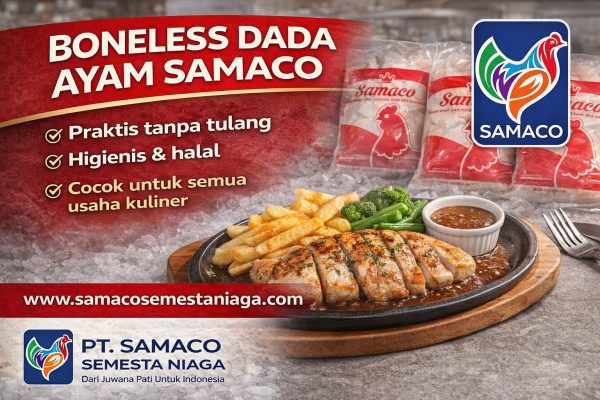 Boneless Dada Ayam Samaco: Produk Ayam Premium dari Pati untuk Seluruh Indonesia