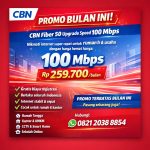 Promo Internet Rumah CBN Fiber 50: Speed 100 Mbps Harga Terjangkau Seluruh Indonesia