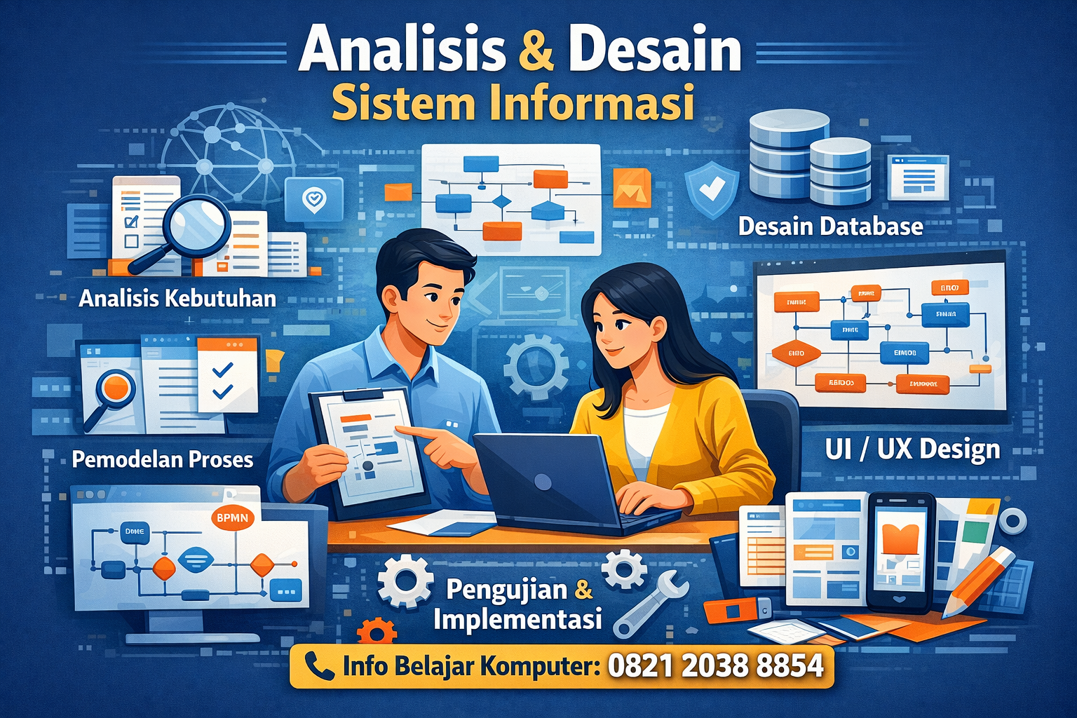 Kursus Web Desain Privat Terbaik di Rumah Belajar Komputer YMII – Dari Nol Sampai Bisa!