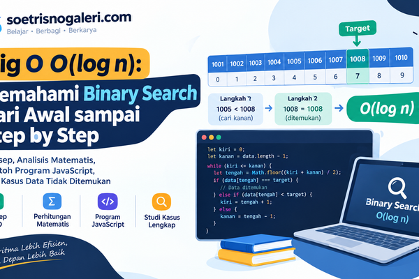 Big O O(log n): Memahami Binary Search dan Perhitungan Matematikanya