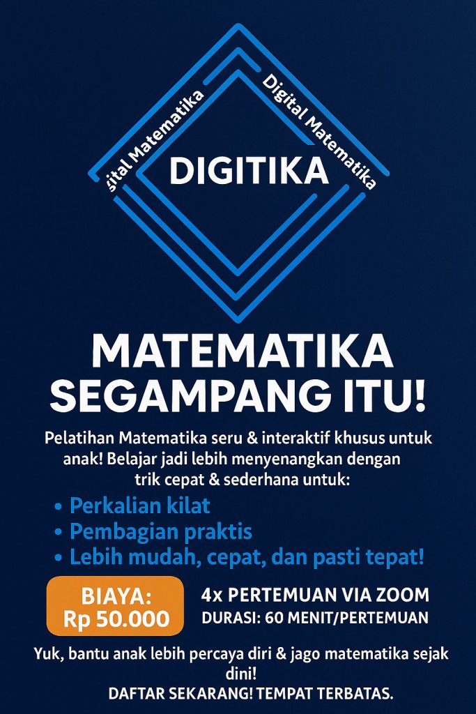 DIGITIKA: Matematika Segampang Itu