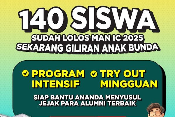 Bimbingan Belajar Tembus MAN IC di Bimbel Bintang Pelajar