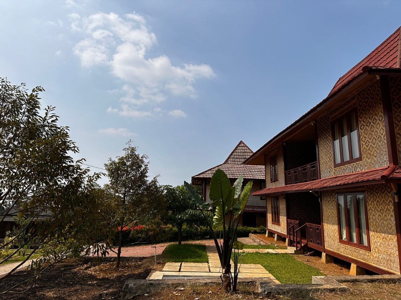 Ready kebun durian bawor terawat dan siap panen plus villa besar 2 lantai siap huni dan siap di sewakan