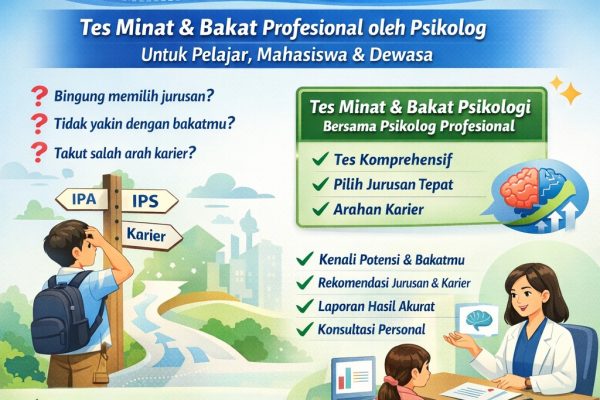 Tes Minat dan Bakat Psikologi di Cibubur: Solusi Tepat Menentukan Arah Pendidikan dan Karier Bersama Holistic Consulting Psikologi