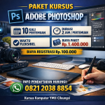 Kursus Adobe Photoshop di Rumah Belajar Komputer YMII Cileungsi