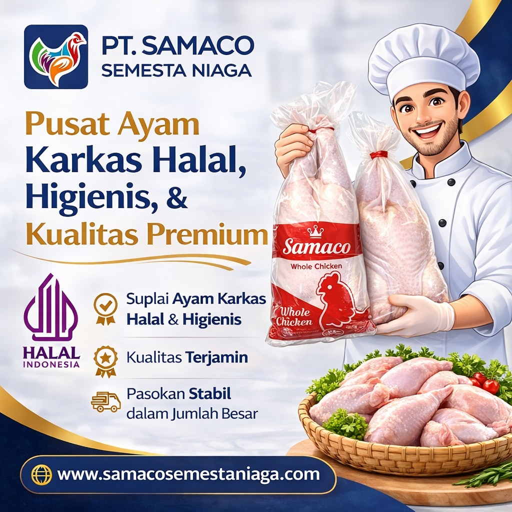 Pusat Ayam Karkas PT Samaco Semesta Niaga Siap Supplay Dapur MBG
