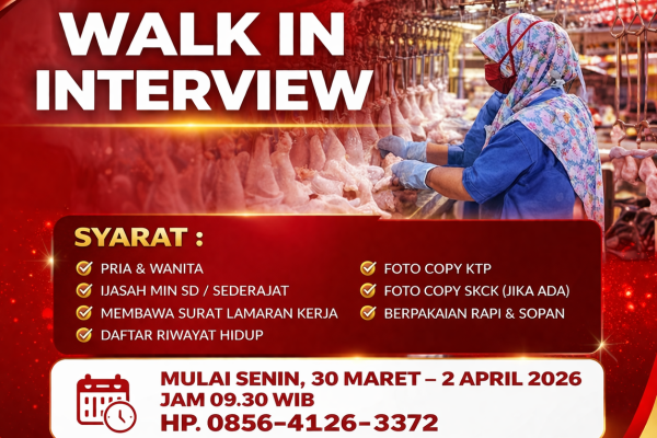 Lowongan Kerja Operator Produksi PT Samaco Karkasindo Utama Terbaru 2026 (Walk In Interview Pati)