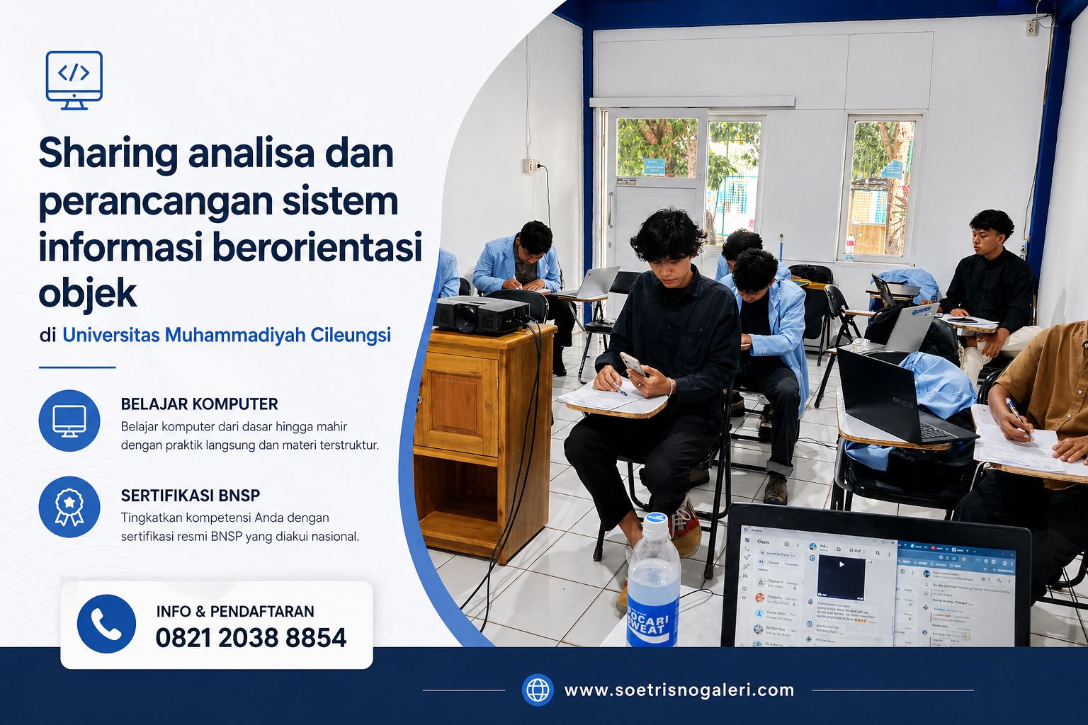 Sharing Analisa dan Perancangan Sistem Informasi Berorientasi Objek di Universitas Muhammadiyah Cileungsi