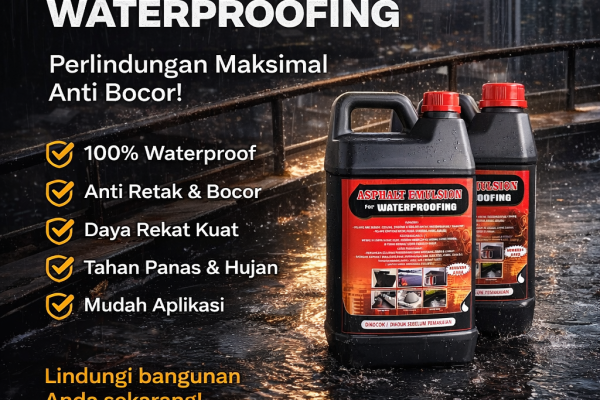Aspal Cair Waterproofing: Solusi Terbaik Anti Bocor untuk Atap & Dak Beton