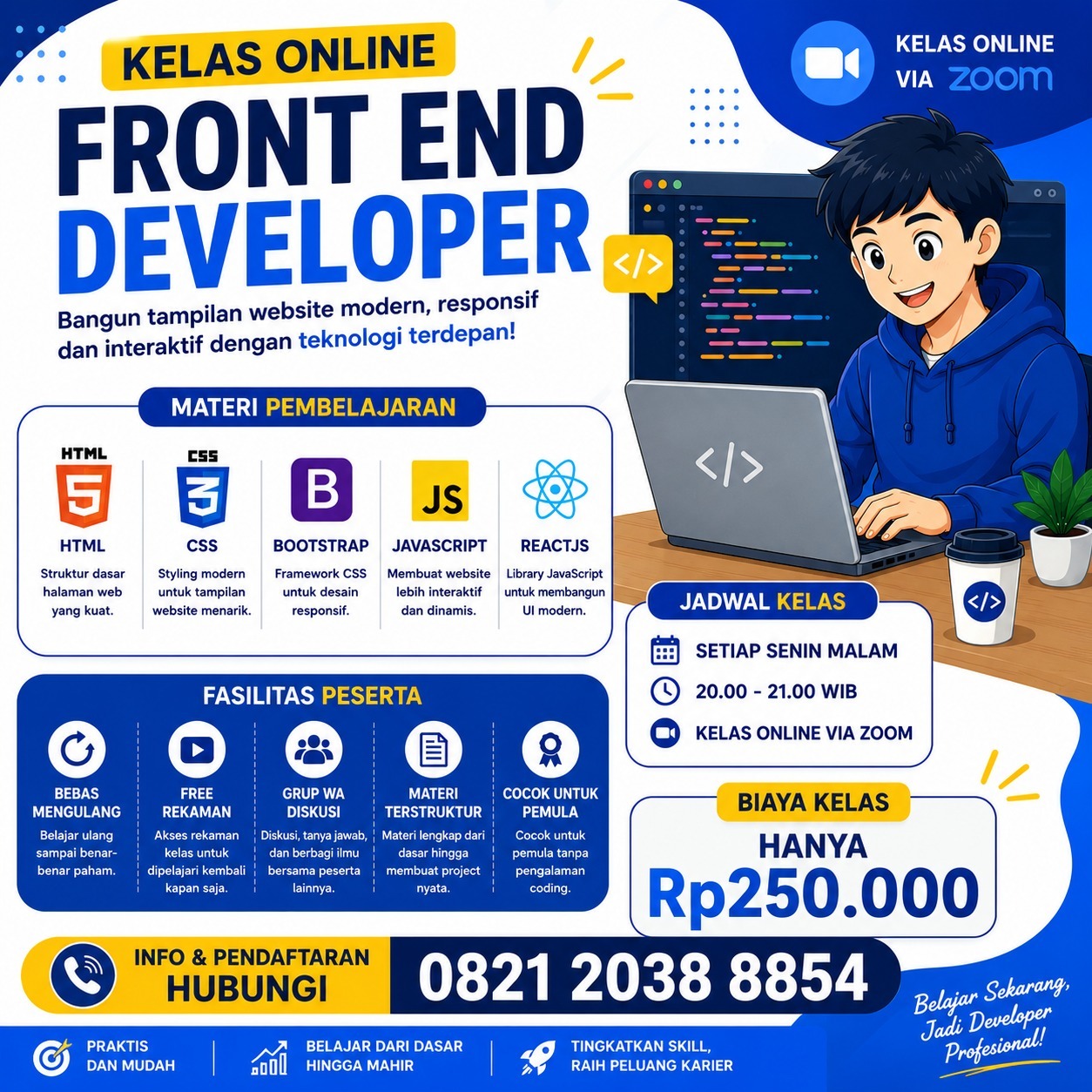 Materi Bootstrap: Membuat Tabel Menggunakan Bootstrap 5