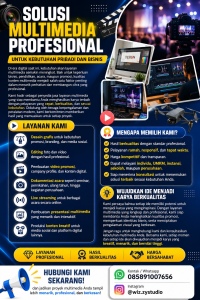 Solusi Multimedia Profesional untuk Kebutuhan Pribadi dan Bisnis: Wujudkan Ide Kreatif Menjadi Karya Berkualitas