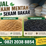 jual sekam mentah dan sekam bakar