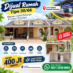 Jual Rumah Tipe 30/66 Dekat Stasiun Kosambi Karawang, Harga Rp400 Juta Nego