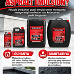 Asphalt Emulsion Anti Rembes Anti Bocor: Pelapis Pelindung untuk Dak Beton, Dinding, dan Atap