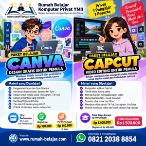 Kursus Canva dan CapCut di Cileungsi: Belajar Desain Grafis dan Editing Video untuk Pemula