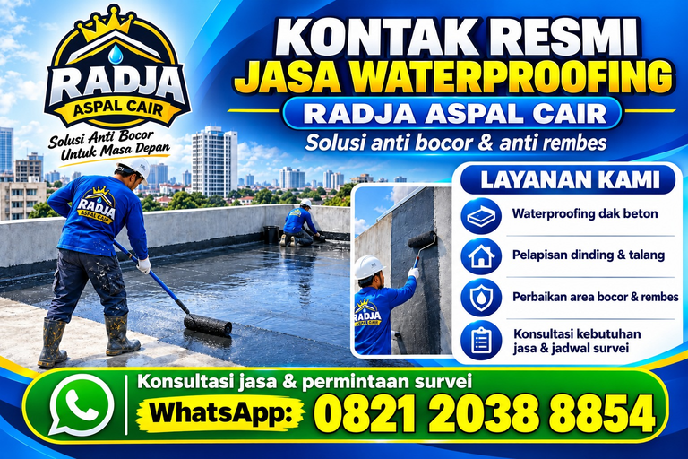 Jasa Aspal Cair Waterproofing: Solusi Anti Bocor dan Anti Rembes