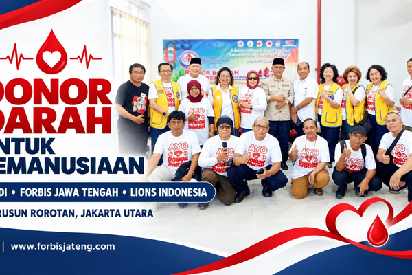 Donor Darah Untuk Kemanusiaan Kembali di Adakan Oleh KDDI, Forbis Jawa Tengah Dan Perkumpulan Lions Indonesia Distrik 307 A1 Di Rumah Susun Rorotan Jakarta Utara